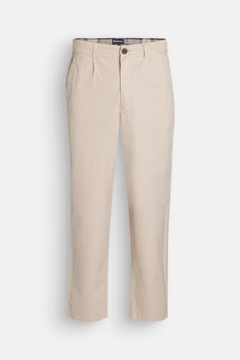 BARBOUR Stoffhose beige