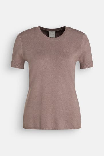 CALVIN KLEIN Strickshirt hellbraun