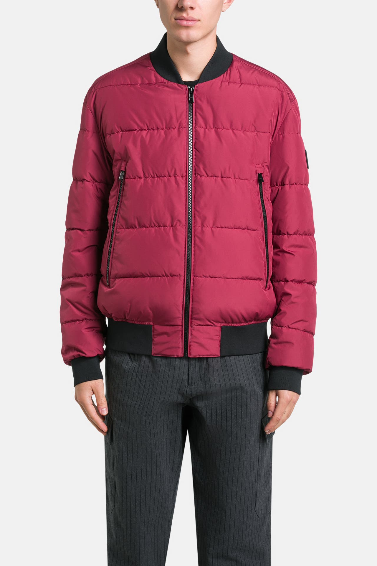 BOSS Steppjacke 'Corbett' weinrot, Bild 1
