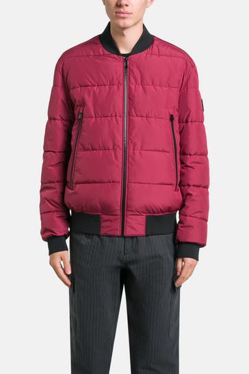 BOSS Steppjacke 'Corbett' weinrot