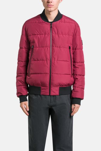 BOSS Steppjacke 'Corbett' weinrot