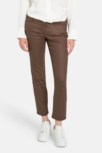 LUISA CERANO Stoffhose braun