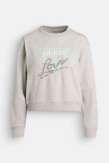 GUESS Sweatshirt grau