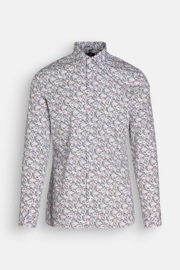 OLYMP No. Six Casual-Hemd gemustert Extra Slim Fit