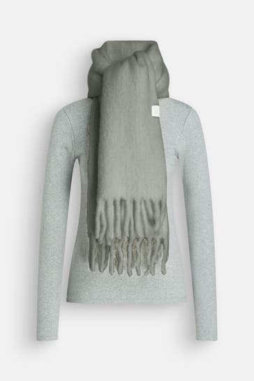 TOMMY HILFIGER Wollmix-Schal grau