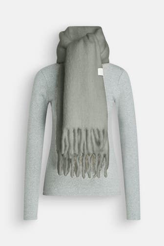 TOMMY HILFIGER Wollmix-Schal grau