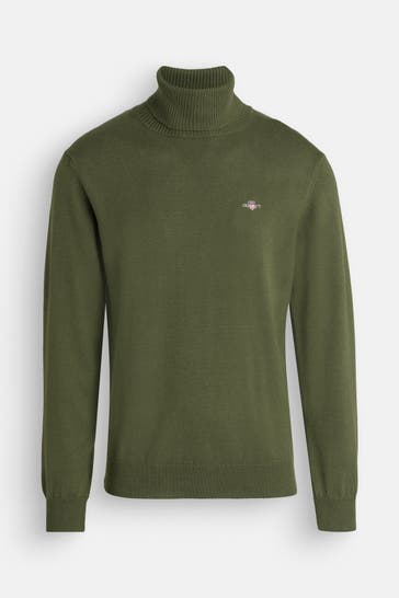 GANT Wollmix-Pullover oliv