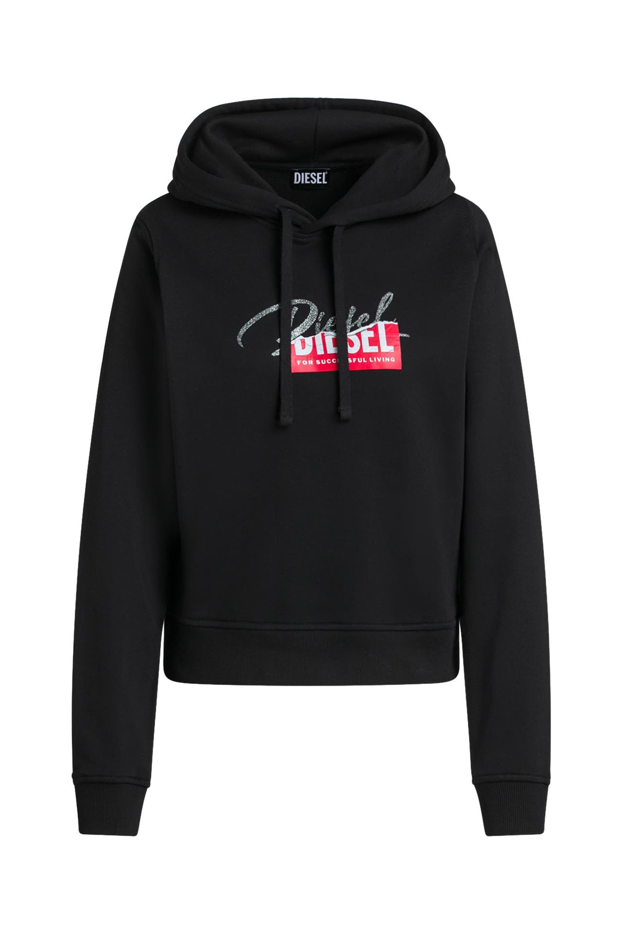 DIESEL Hoodie schwarz, Bild 1