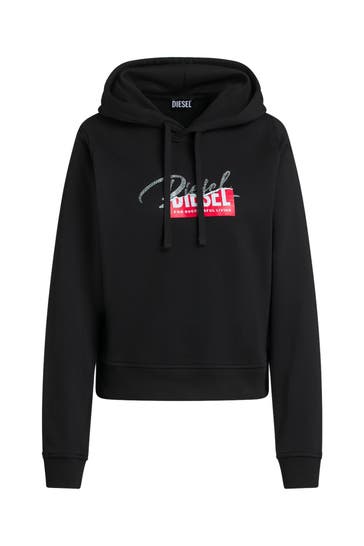 DIESEL Hoodie schwarz