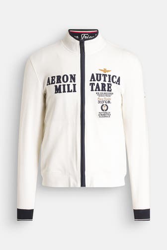 AERONAUTICA MILITARE Strickjacke weiß