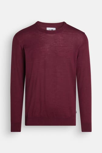 NN07 Strickpullover 'Barca' dunkelrot