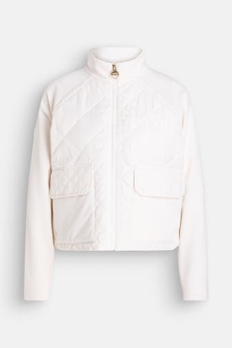 BARBOUR INTERNATIONAL Light-Steppjacke 'Ebony' ecru