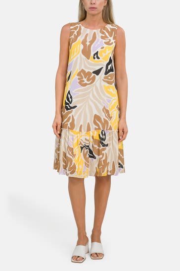 S.OLIVER BLACK LABEL Kleid floral gemustert