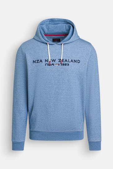 NEW ZEALAND AUCKLAND Hoodie 'David' taubenblau