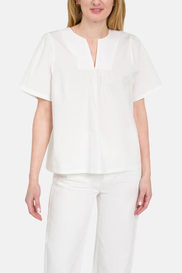 WOOLRICH - Blusenshirt weiß
