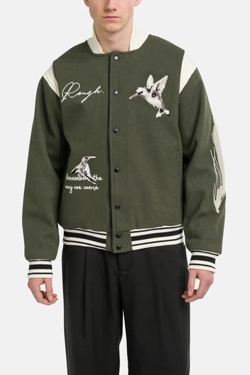 ROUGH. Collegejacke mehrfarbig