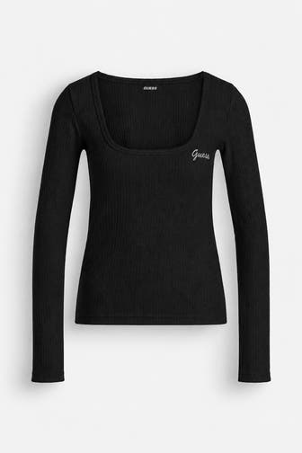 GUESS Longsleeve schwarz
