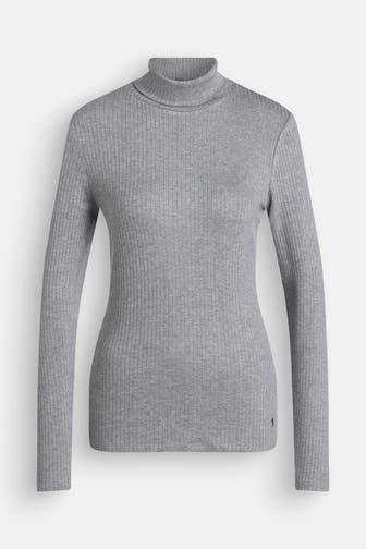 COMMA, Strickpullover hellgrau
