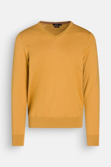 HECHTER Paris Strickpullover senfgelb