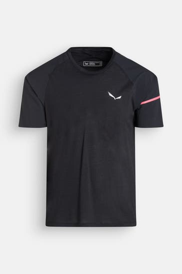 SALEWA T-Shirt 'Vento' schwarz