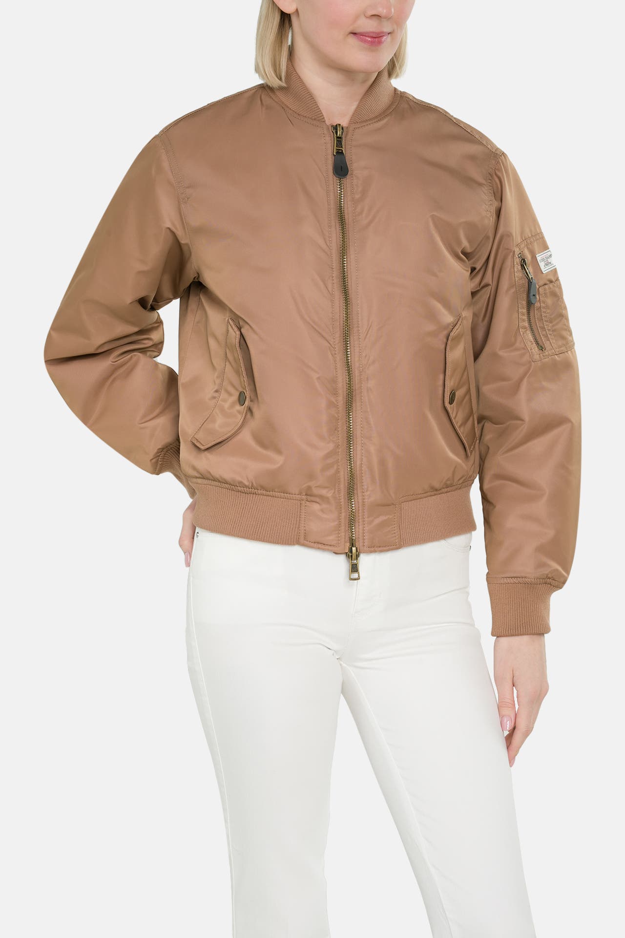 GUESS Collegejacke camel, Bild 1