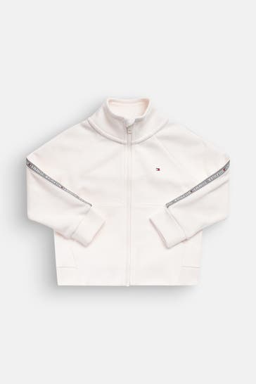 TOMMY HILFIGER Sweatjacke ecru