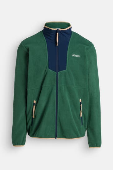 COLUMBIA Fleecejacke tanengrün