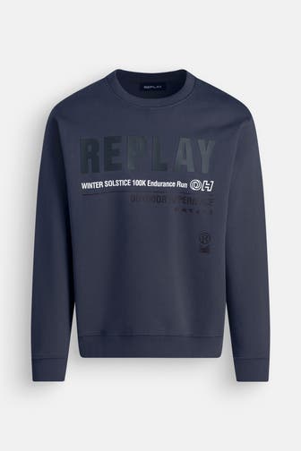 REPLAY Sweatshirt dunkelblau