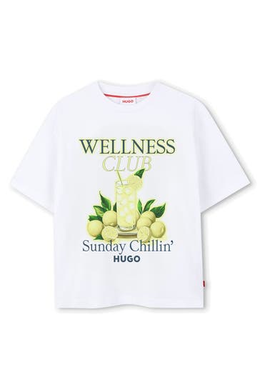 HUGO T-Shirt weiß