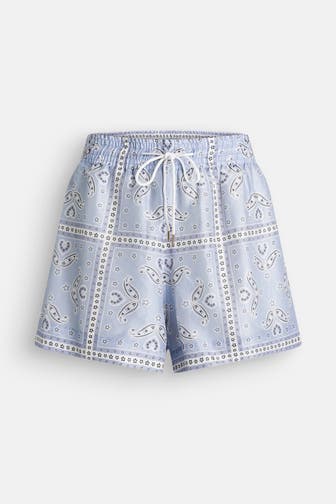 SANDRO Leinenmix-Shorts mehrfarbig