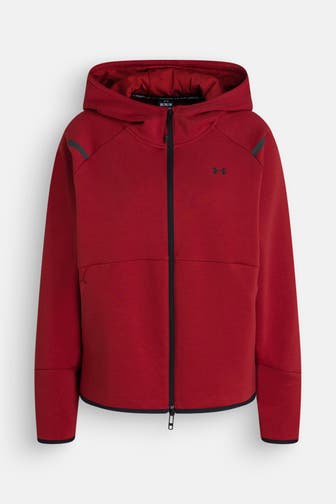 UNDER ARMOUR Sweatjacke rot