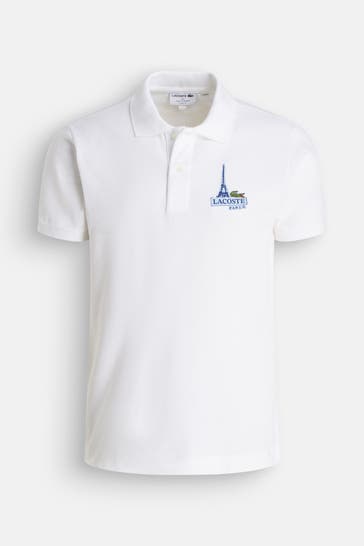 LACOSTE Polo-Shirt weiß