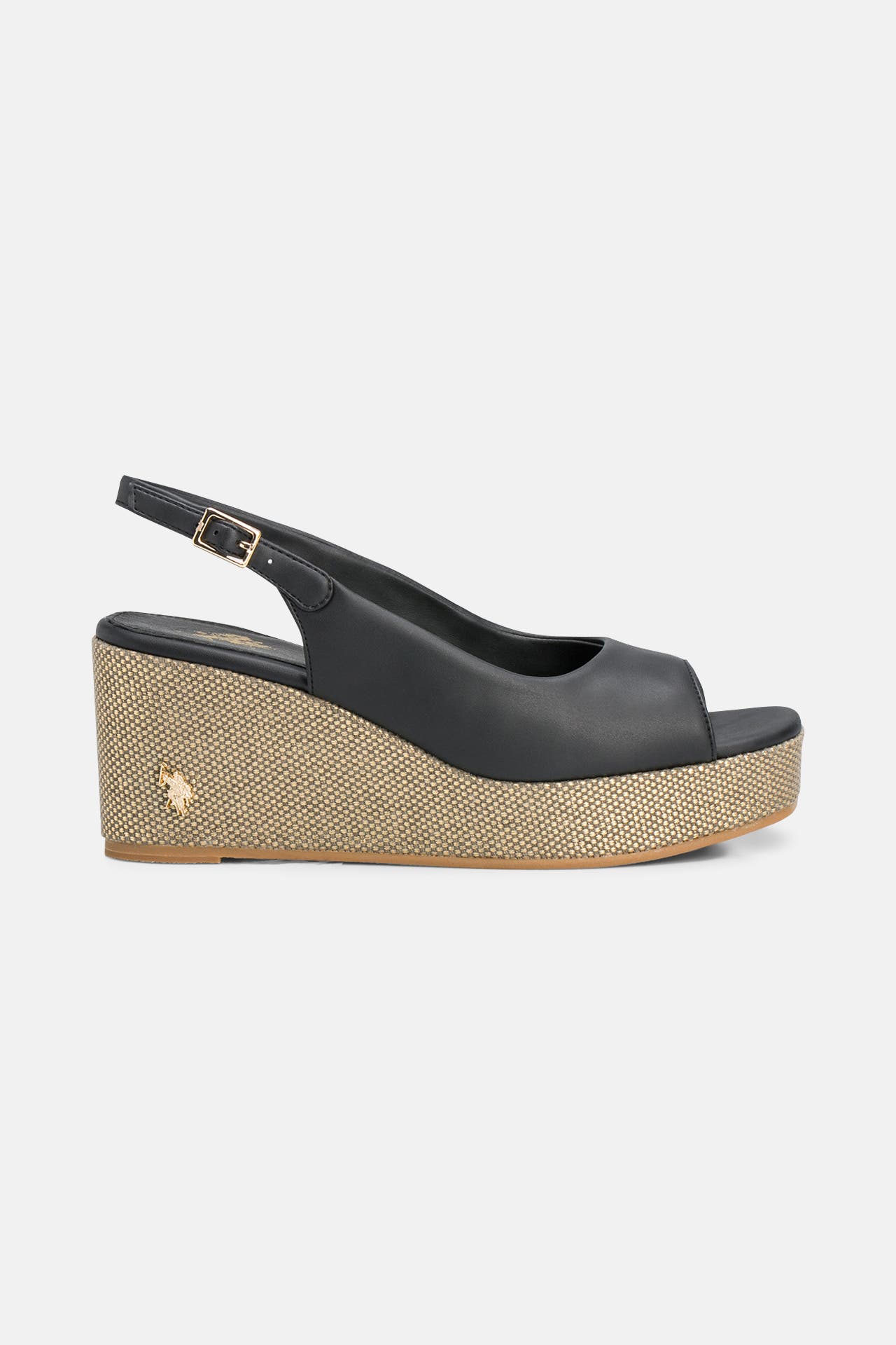 U.S. POLO ASSN. Wedges 'Alyssa' schwarz, Bild 1