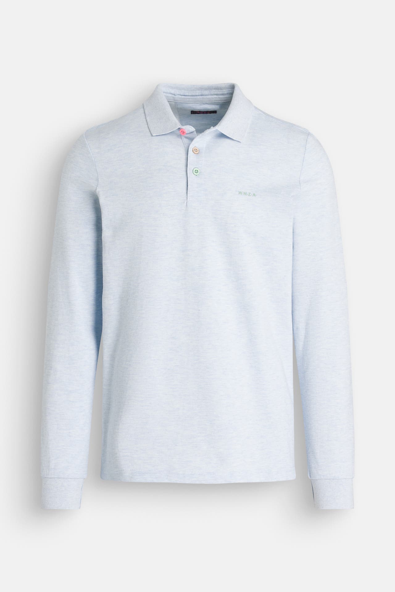 NEW ZEALAND AUCKLAND Longsleeve eisblau meliert, Bild 1