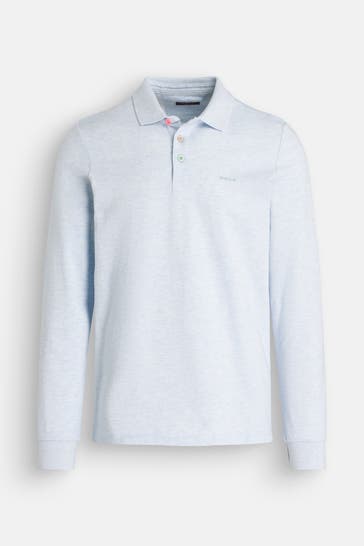 NEW ZEALAND AUCKLAND Longsleeve eisblau meliert