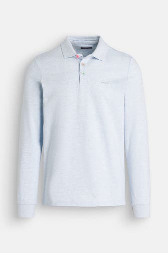 NEW ZEALAND AUCKLAND Longsleeve eisblau meliert