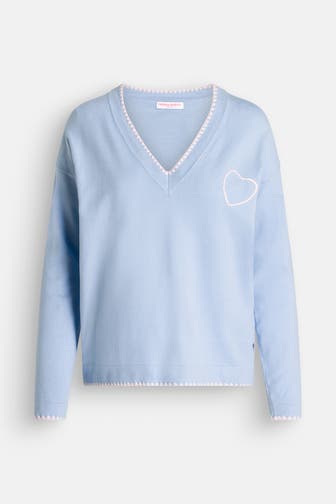FRIEDA & FREDDIES NY Strickpullover hellblau
