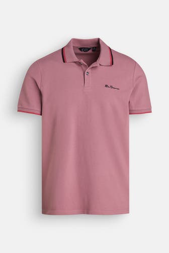 BEN SHERMAN Polo-Shirt altrosa