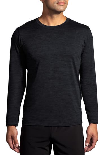 BROOKS Longsleeve anthrazit