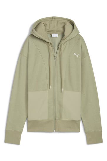 PUMA Sweatjacke graugrün