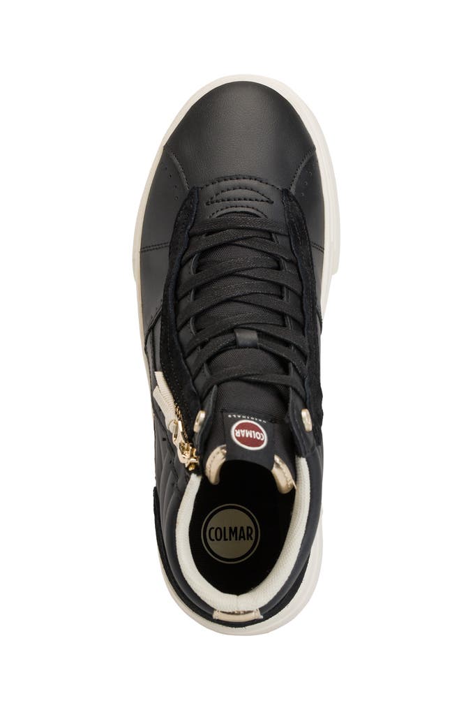 Scarpe Colmar Clayton Lux 111 Sneaker Retro – Pelle, Colore Black, Modello CLAYTONLUX111