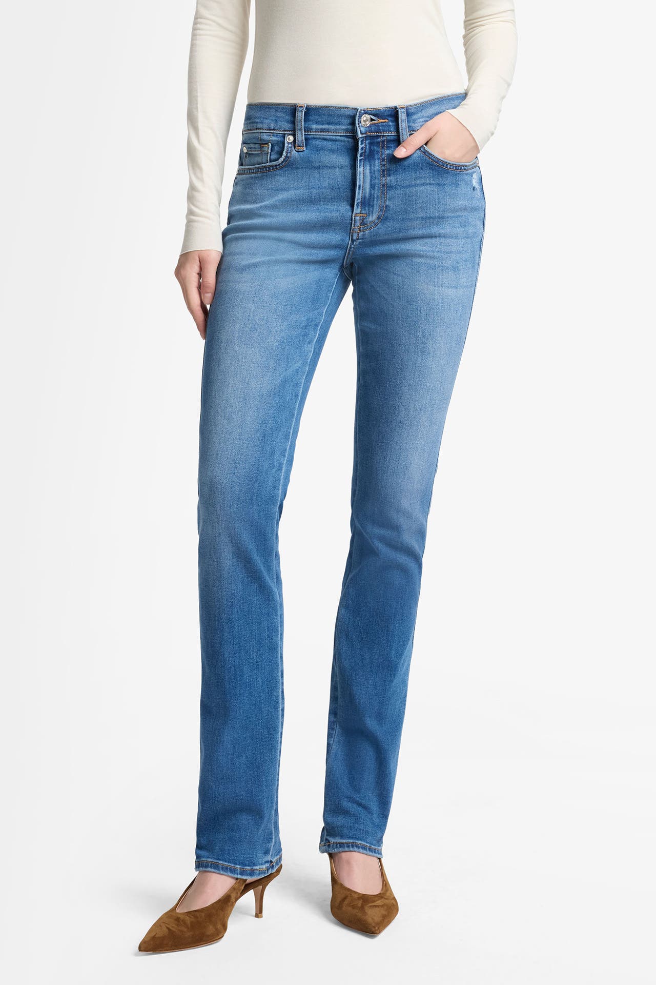 7 FOR ALL MANKIND Jeans 'Kimmie' straight, Bild 1