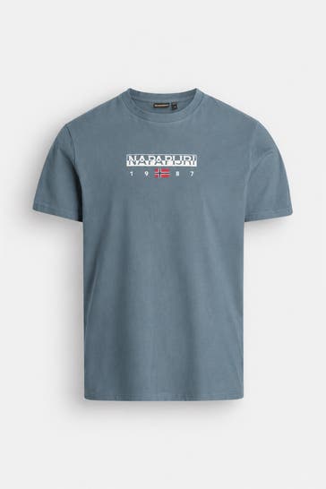 NAPAPIJRI 'Lowen' T-Shirt, grey-blue