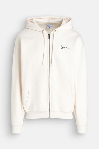KARL KANI Sweatjacke ecru