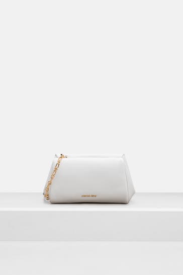 MICHAEL MICHAEL KORS Umhängetasche 'Belle' weiß