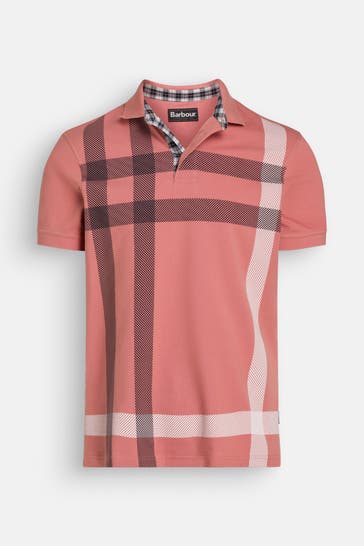 BARBOUR Polo-Shirt kariert