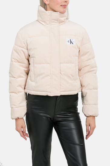 CK JEANS Cordjacke beige