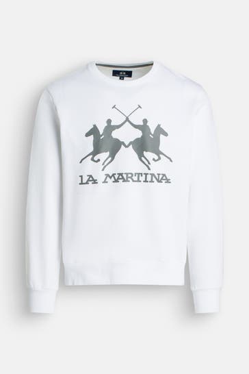 LA MARTINA Sweatshirt weiß