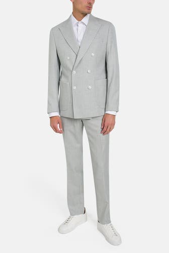 HECHTER Paris Anzug hellgrau