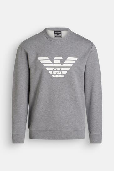EMPORIO ARMANI Sweatshirt grau
